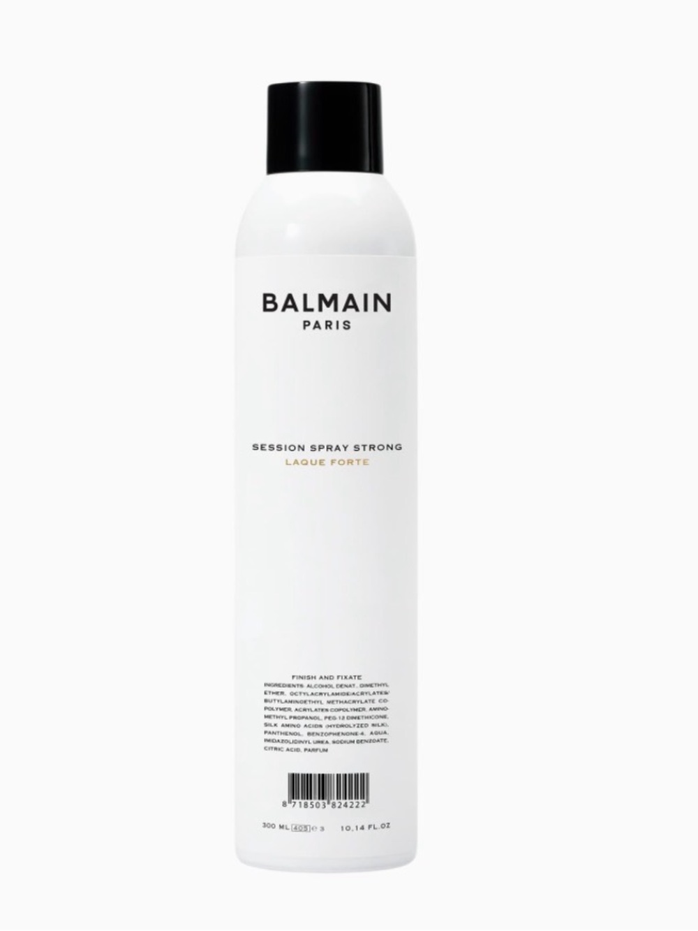 Balmain*White & Black Session Spray Strong hairspray